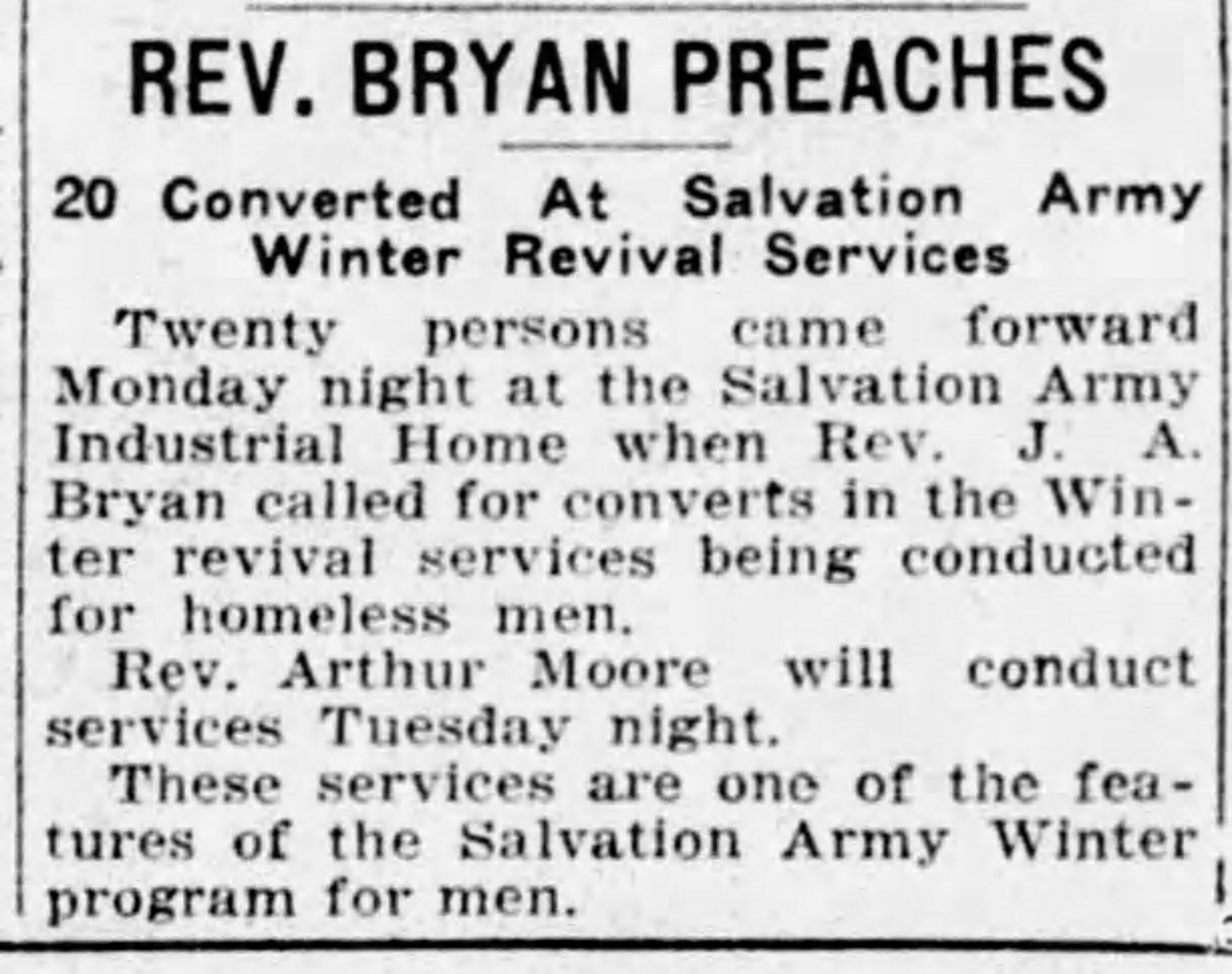 Rev. Bryan Preaches